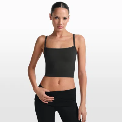 Nike Women's Skims Ribbed Seamless Cami Tank Top In Black