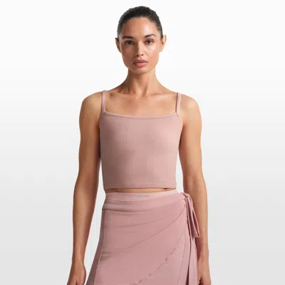 Nike Women's Skims Ribbed Seamless Cami Tank Top In Pink