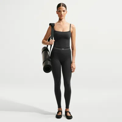 Nike Women's Skims Ribbed Seamless High-waisted 26" Leggings In Black