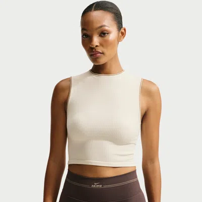 Nike Women's Skims Ribbed Seamless Muscle Tank Top In Neutral