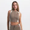 Nike Women's Skims Shine Front-zip Bra In Brown