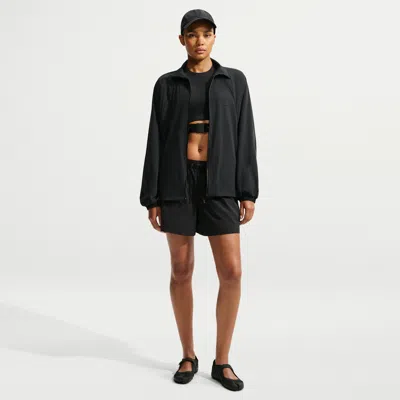 Nike Women's Skims Stretch Nylon 5" Track Shorts In Black
