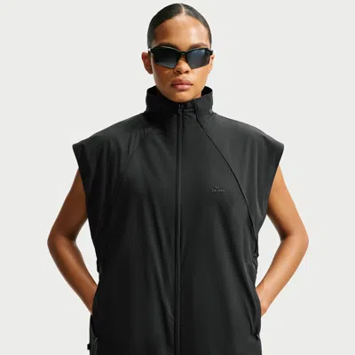 Nike Women's Skims Stretch Nylon Oversized Vest In Black