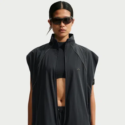 Nike Women's Skims Stretch Nylon Oversized Vest In Black