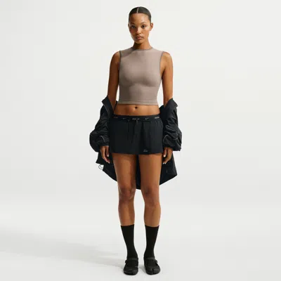 Nike Women's Skims Stretch Nylon Skort In Black