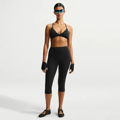 Nike Women's Skims Studio Stretch 17" Leggings In Black