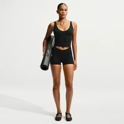 Nike Women's Skims Studio Stretch 2" Shorts In Black