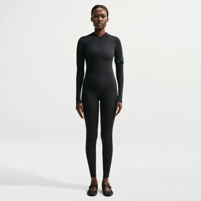 Nike Women's Skims Weightless High-waisted V-panel Leggings In Black