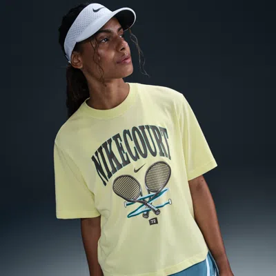 Nike Women's Slam Dri-fit Short-sleeve T-shirt In Green