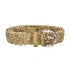 Nike Women's Solid Stretch Woven Golf Belt In Brown
