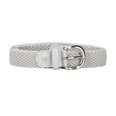 Nike Women's Solid Stretch Woven Golf Belt In Grey