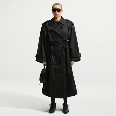 Nike Women's  Sportswear Airreverent Trench Coat In Black