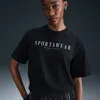 Nike Women's  Sportswear Boxy T-shirt In Black