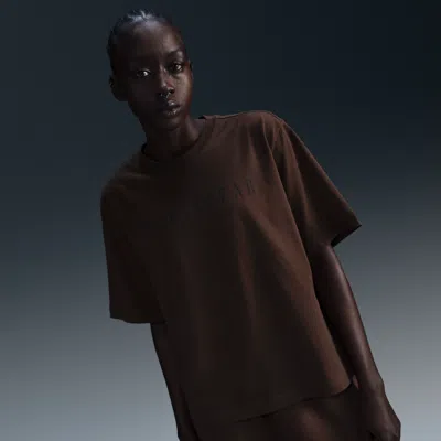 Nike Women's  Sportswear Boxy T-shirt In Brown