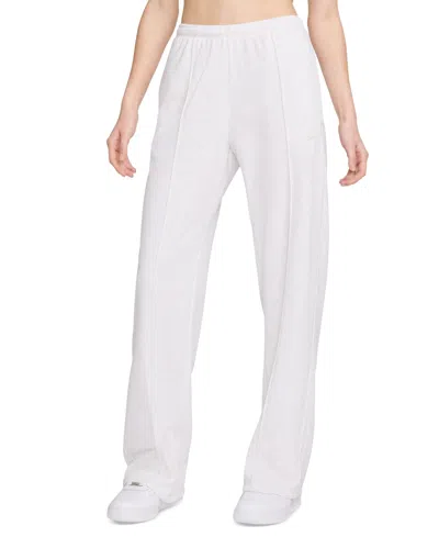 NIKE WOMEN'S SPORTSWEAR CHILL FRENCH TERRY OPEN-HEM SWEATPANTS