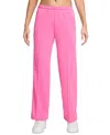 Nike Women's Sportswear Chill French Terry Open-hem Sweatpants In Pink