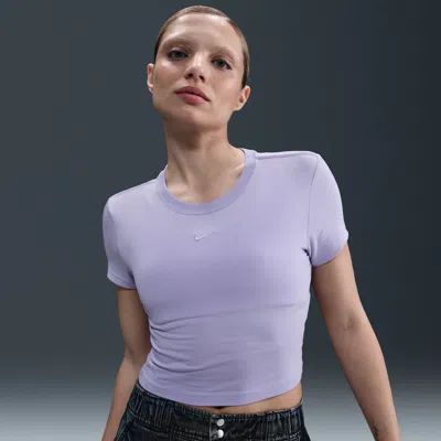 Nike Women's  Sportswear Chill Knit Cropped T-shirt