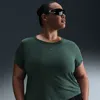Nike Women's  Sportswear Chill Knit Cropped T-shirt (plus Size) In Green
