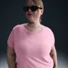Nike Women's  Sportswear Chill Knit Cropped T-shirt (plus Size) In Pink
