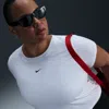Nike Women's  Sportswear Chill Knit Cropped T-shirt (plus Size) In White