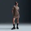 Nike Women's  Sportswear Chill Knit Oversized T-shirt Dress In Brown