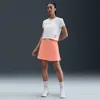 Nike Women's  Sportswear Chill Knit Ribbed Mini Skirt In Orange
