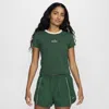 Nike Sportswear Chill Logo Embroidered T-shirt In Green