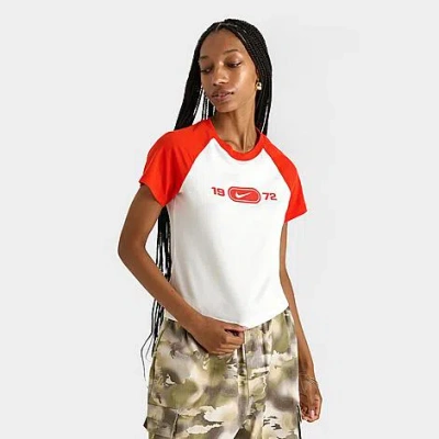 Nike Women's Sportswear Chill Knit Slim Graphic T-shirt In Multi