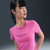Nike Women's  Sportswear Chill Knit Slim T-shirt In Pink