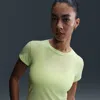 Nike Sportswear Club Chill Knit Mod Crop T-shirt In Life Lime