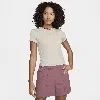 Nike Sportswear Club Cotton T-shirt In Brown