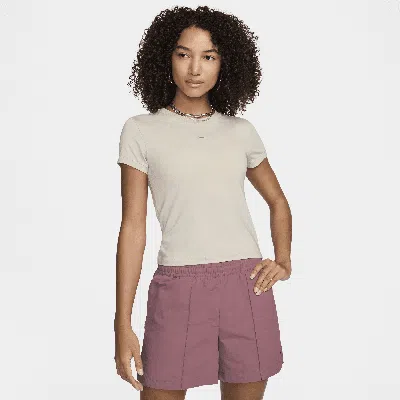 Nike Women's  Sportswear Chill Knit T-shirt In Brown