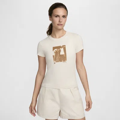 Nike Women's  Sportswear Chill Knit T-shirt In Brown