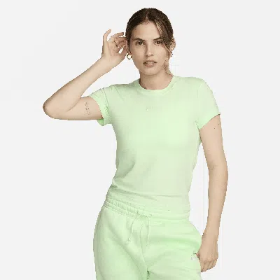 Nike Women's  Sportswear Chill Knit T-shirt In Green