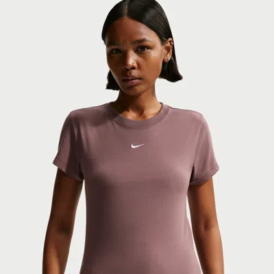 Nike Women's  Sportswear Chill Knit T-shirt In Purple