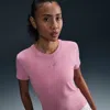 Nike Women's  Sportswear Chill Knit T-shirt In Pink