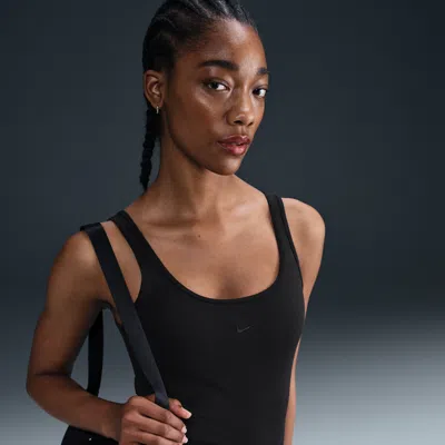 Nike Women's  Sportswear Chill Knit Tank Top In Black
