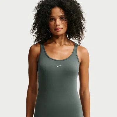 Nike Women's  Sportswear Chill Knit Tank Top In Green