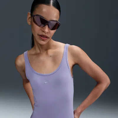 Nike Women's  Sportswear Chill Knit Tank Top In Purple