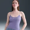 Nike Sportswear Chill Knit Crop Tank In Multi
