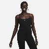 Nike Women's  Sportswear Chill Knit Tight Cami Tank Top In Black