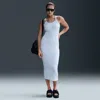 Nike Women's  Sportswear Chill Knit Tight Mini-rib Tank Top Dress