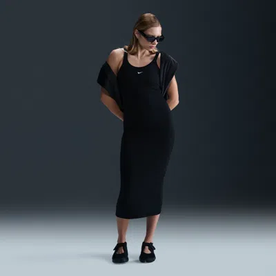 Nike Tank Midi Dress In Black