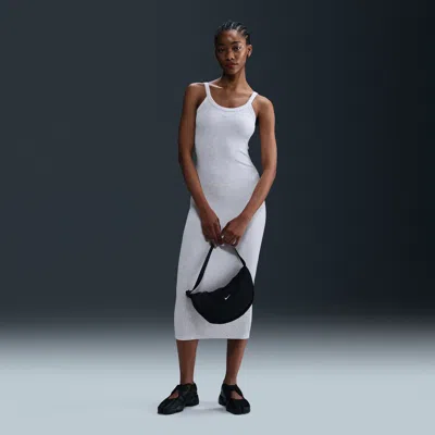 NIKE WOMEN'S  SPORTSWEAR CHILL KNIT TIGHT MINI-RIB TANK TOP DRESS,1015666532