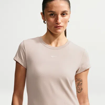 Nike Women's  Sportswear Chill Knit T-shirt In Brown