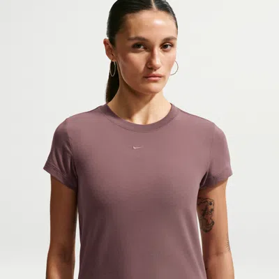Nike Women's  Sportswear Chill Knit T-shirt In Purple