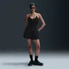Nike Women's  Sportswear Chill Poplin Mid-rise 5" Shorts In Black