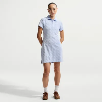 Nike Women's  Sportswear Chill Terry Dress In Blue