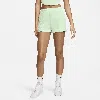 Nike Women's  Sportswear Chill Terry High-waisted Slim 2" French Terry Shorts In Green
