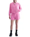 Nike Women's Sportswear Chill Terry Loose-fit Full-zip French-terry Hoodie In Pink